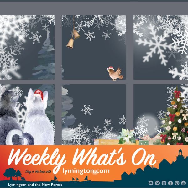 Christmas window from inside out