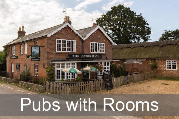 Pubs with rooms in Lymingon and the New Forest