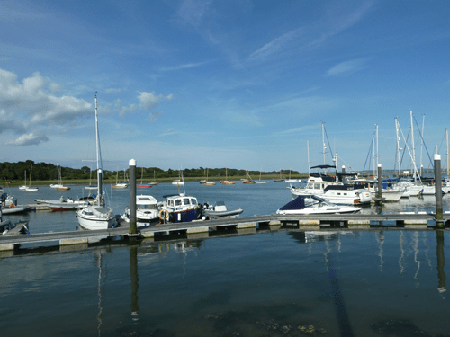 boats on lymington river