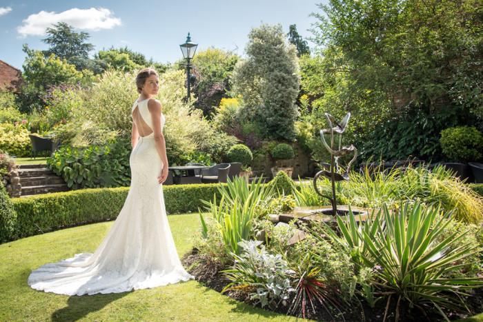 Beautiful gardens at the Montagu Arms Hotel