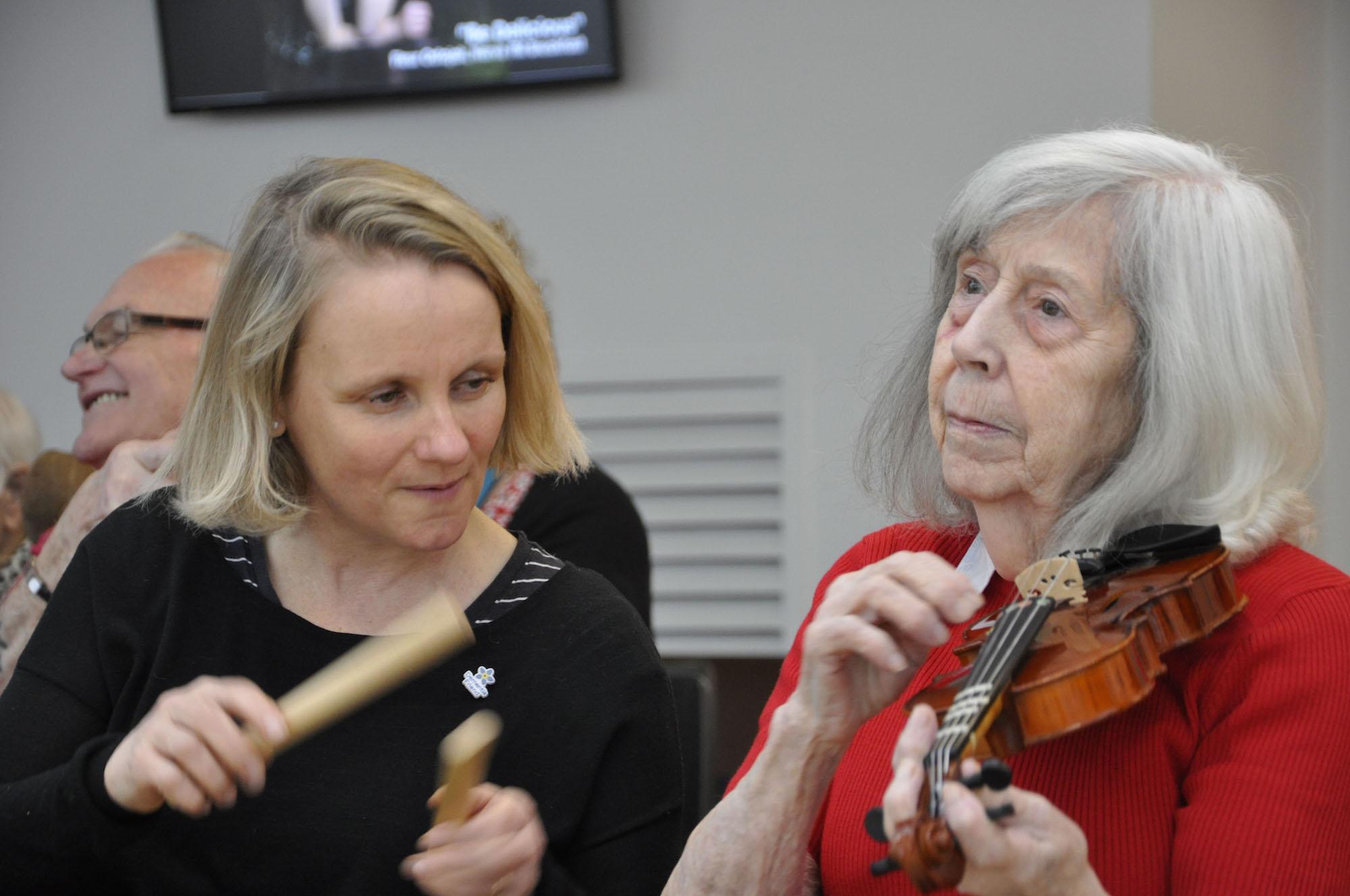Learning to play the violin