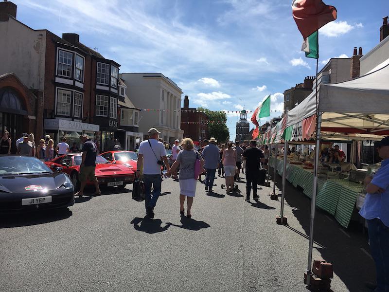 Italian Market at the Italia Festival 2017 in Lymington - image by Lymington.com