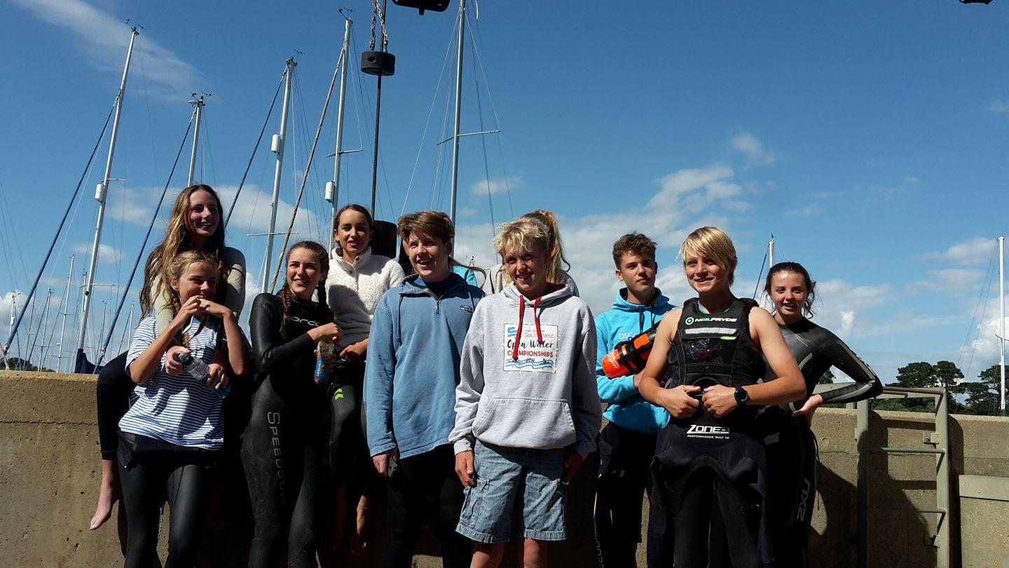 Solent swimmers in aid of Piam Brown ward at Southampton Hospital