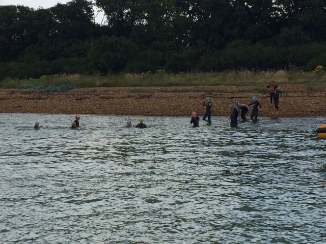 Solent swimmers in aid of Piam Brown ward at Southampton Hospital 
