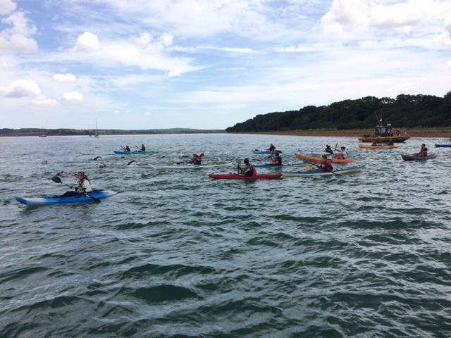 Solent swimmers in aid of Piam Brown ward at Southampton Hospital 