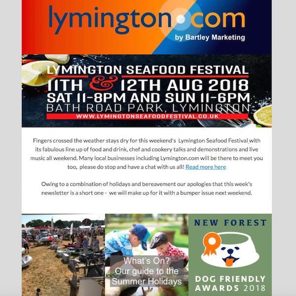 Lymington and New Forest Newsletter 10 August 2018