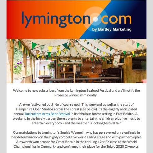 Lymington and New Forest Newsletter 17 August 2018