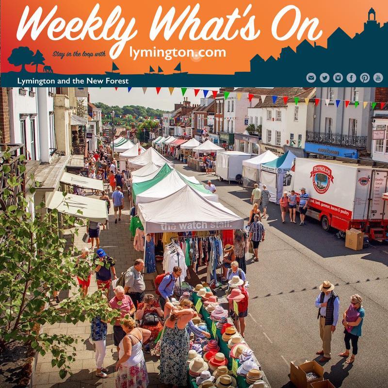 Weekly What's On in Lymington and the New Forest 23 Aug 2019  William Bonett image