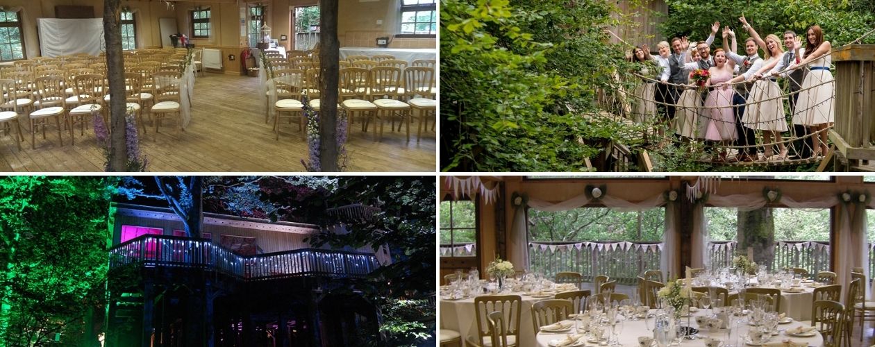 Weddings at the Countryside Education Trust treehouse