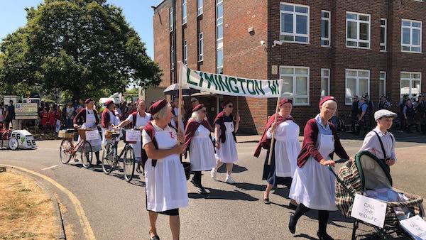 Lymington Carnival 2018 Lymington WI as Call The Midwife