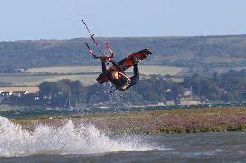 kitesurfing in the Solent