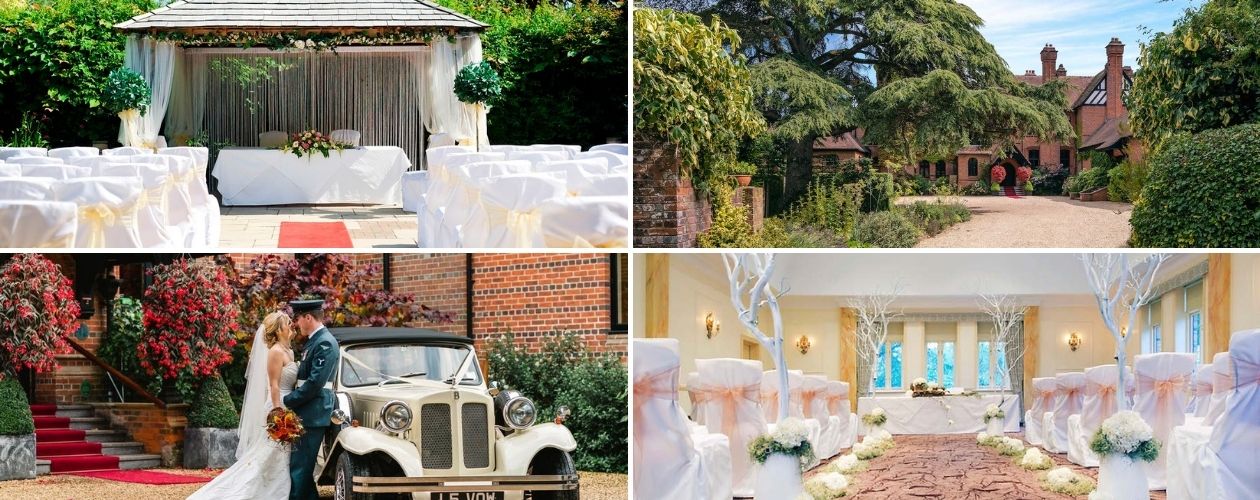 Cedar Garden Ceremony at Careys Manor in the New Forest