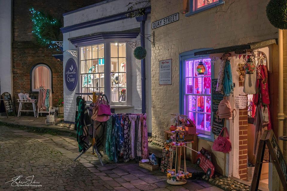 Christmas in Lymington 2017 quay street by Steve Elson