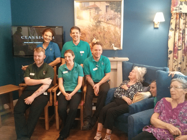 Colten Care specialist dementia care team at Pilgrims House St Catherines View May 2015