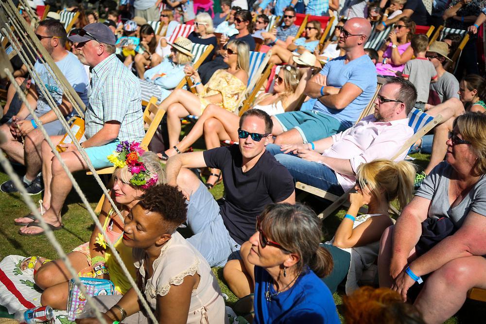 Festival audience at Curious Arts Festival 