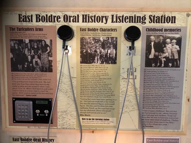 Listening station at the Turfcutters Arms