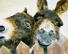 Hampshire Open Studios August 2014 art in the garden art quartet turfcutters arms donkeys.JPG - 28.67 KB