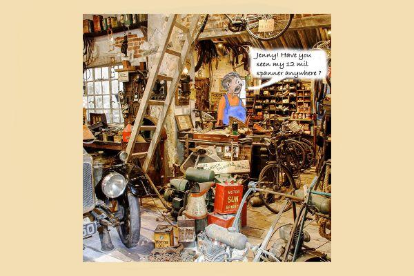 The joy of sheds; thanks to Beaulieu Motor Museum New Forest
