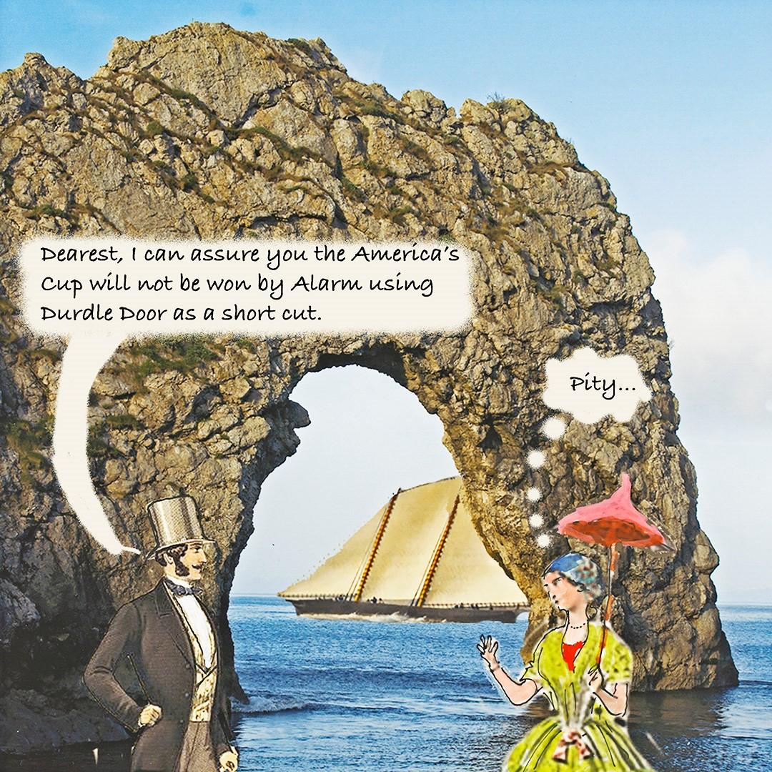 Durdle Door cartoon
