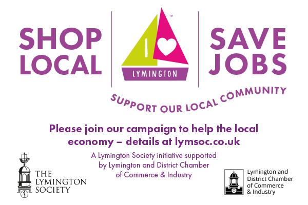 Lymington Society shop local - save jobs New Forest campaign
