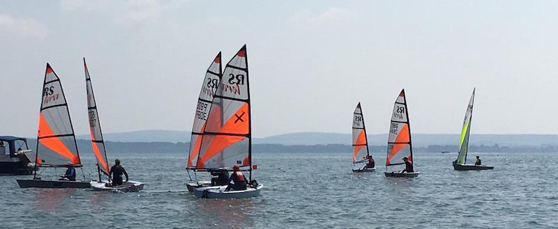 Sailing RS Teras Lymington Youth Week 2016