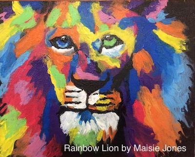 Maisie Jones Rainbow Lion winner 7 to 11 in 2019