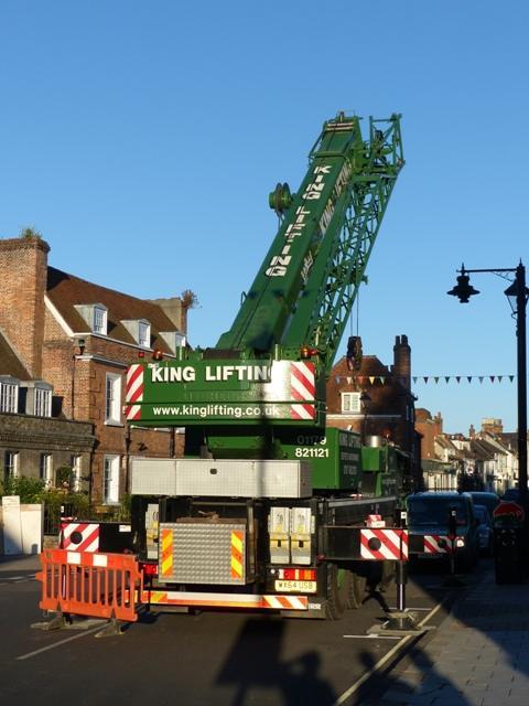The mechanics of taking down the weathervane