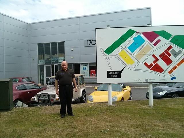 TES Garage is on Ampress Park on the left after the fuel station, behind the Park map and business listings