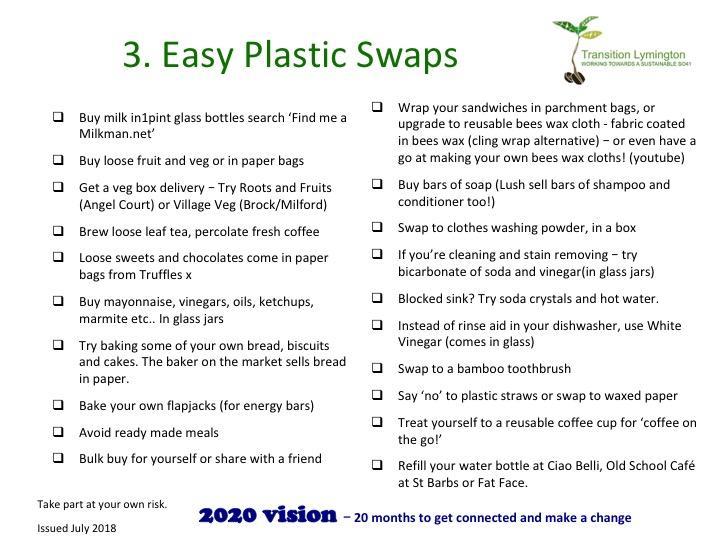 Easy ways to avoid plastic
