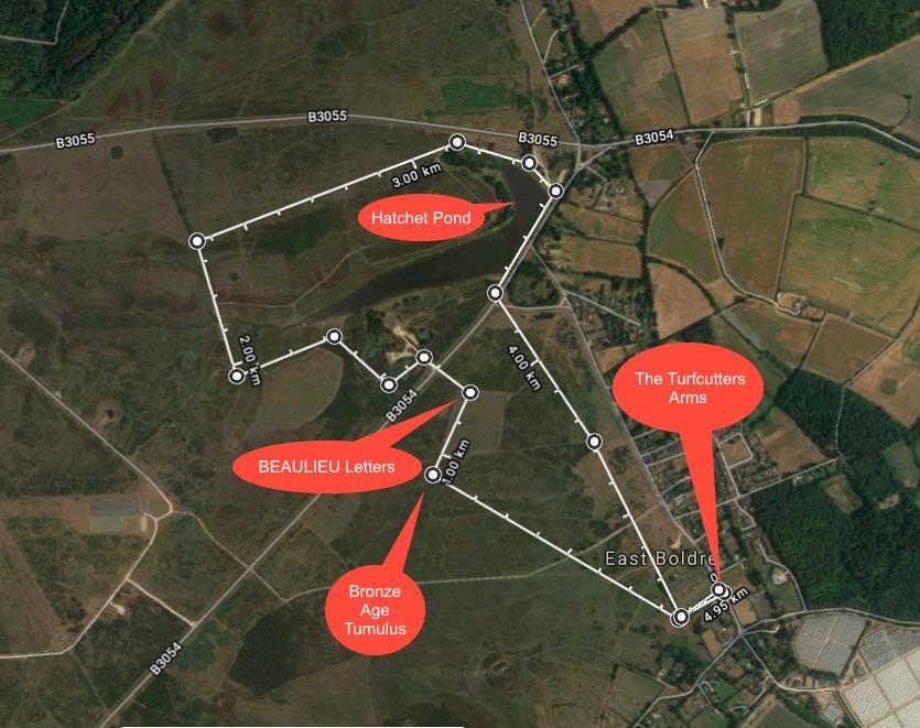 Walk from the Turfcutters to Hatchet Pond