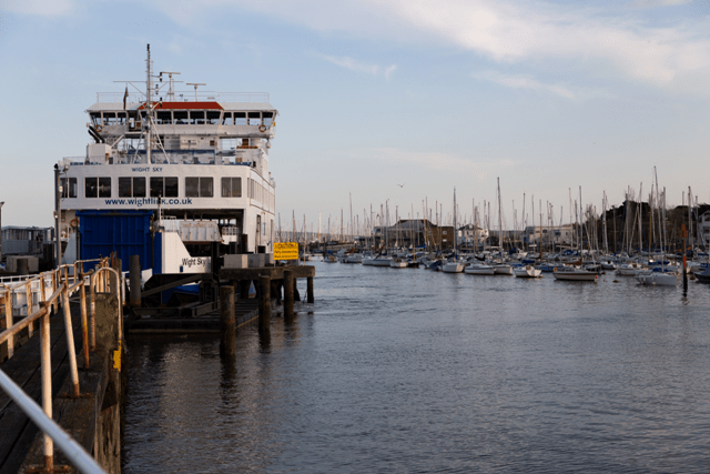 A day trip to the Isle of Wight - Lymington to Yarmouth