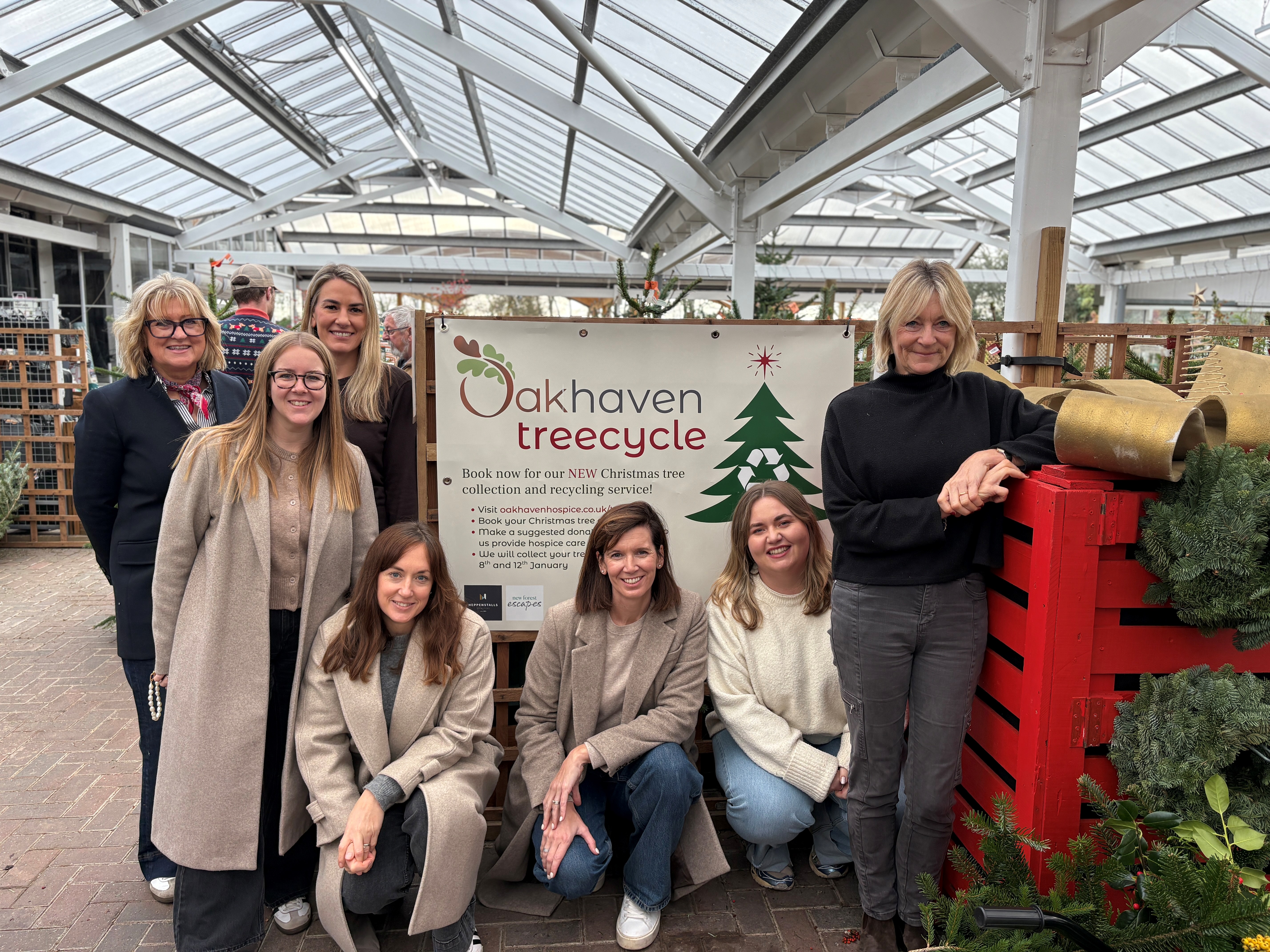 Lymington's New Forest Escapes sponsors inaugural Oakhaven Hospice Treecycle 