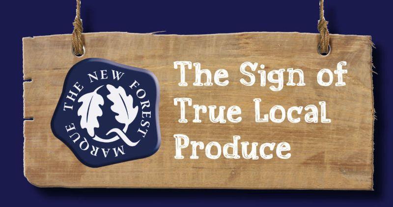 new forest marque sign true local produce 800
