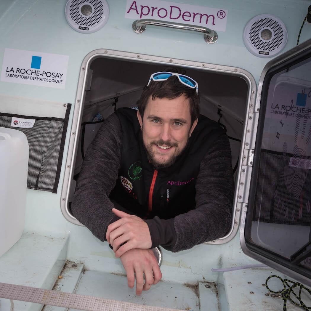 See inside the Ocean Brothers' rowing boat!