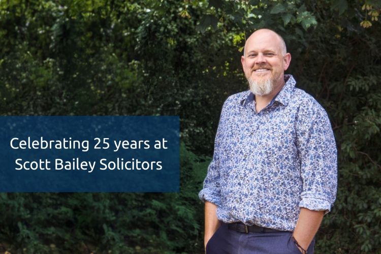 25 Years at Scott Bailey Solicitors New Forest: James Burford