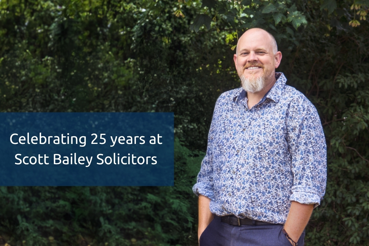 James Burford, celebrating 25 years at Scott Bailey