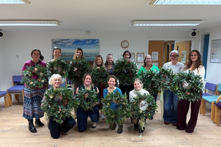 Wreathmaking and Celebrating, with Scott Bailey Solicitors New Forest 
